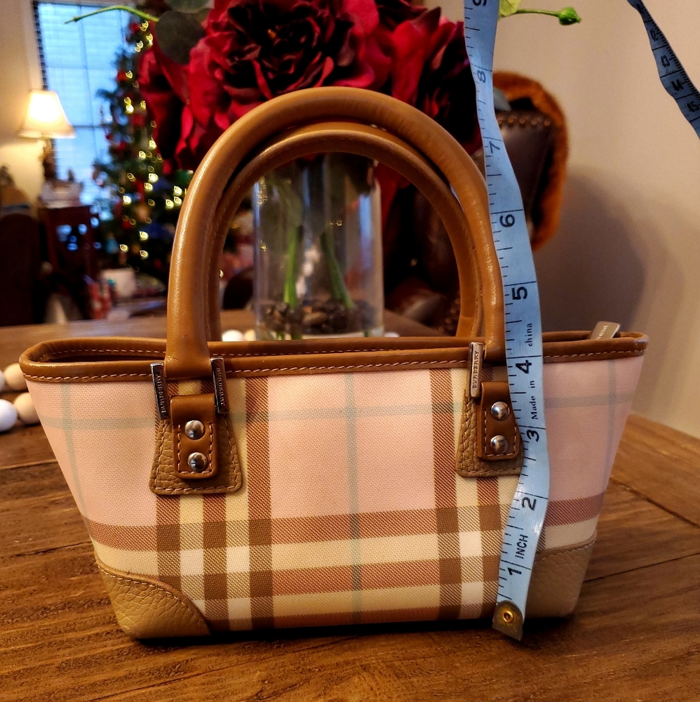 Finaldropburberry Mini Candy Nova Check Boston Bag - image 4